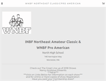 Tablet Screenshot of neclassic.com